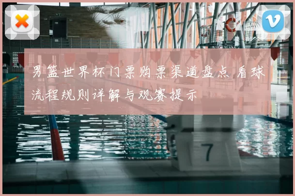 男篮世界杯门票购票渠道盘点 看球流程规则详解与观赛提示